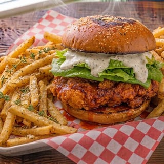 Buffalo Chicken Burger