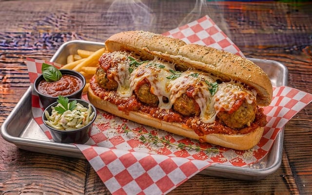 Meatball Parm Sub.