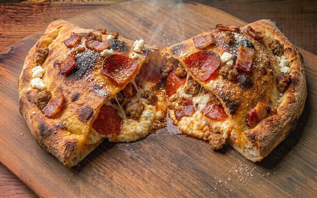Meat Lovers Calzone.