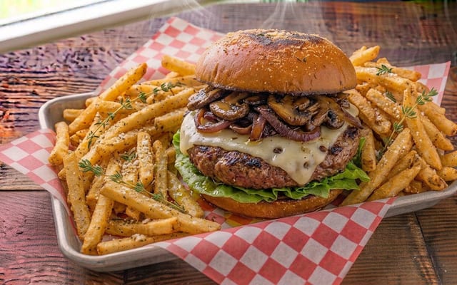 Truffle Burger.