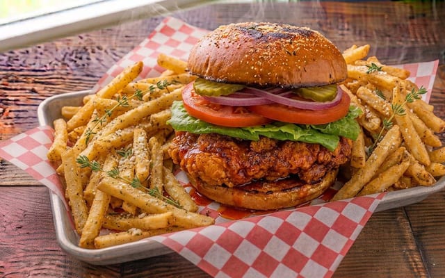 Nashville Hot Chicken Burger.