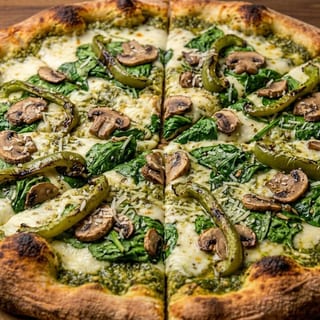 Pesto Veggie Pizza